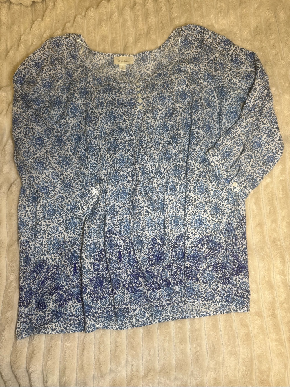 Dress barn blouse size XL